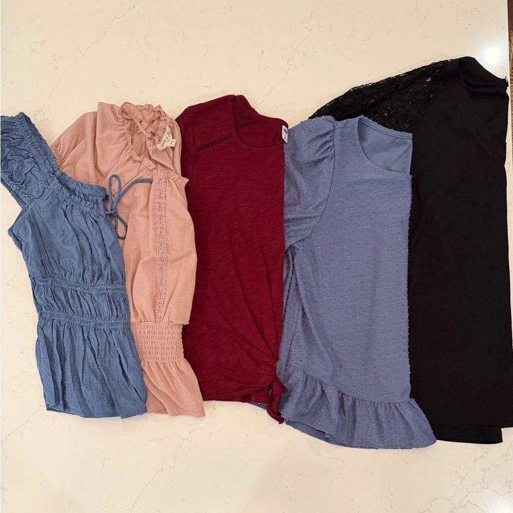 Women's Tops Collection - Blue, Pink, Red, Black